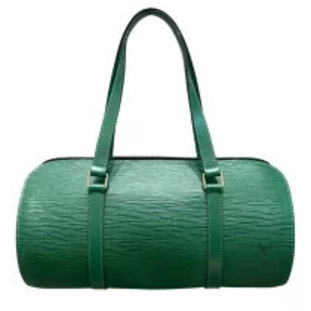 Louis Vuitton Soufflot Borneo Green Epi Leather Handbag